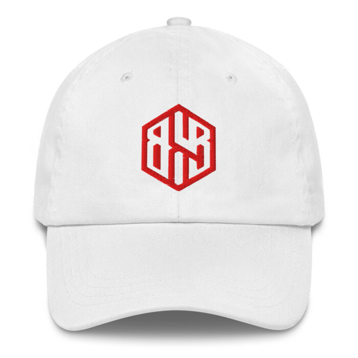 Dad-Hat white FLOGRED